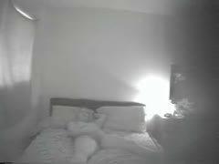 A lonely lady caresses her pussy and masturbates without realizing there is a hidden camera.